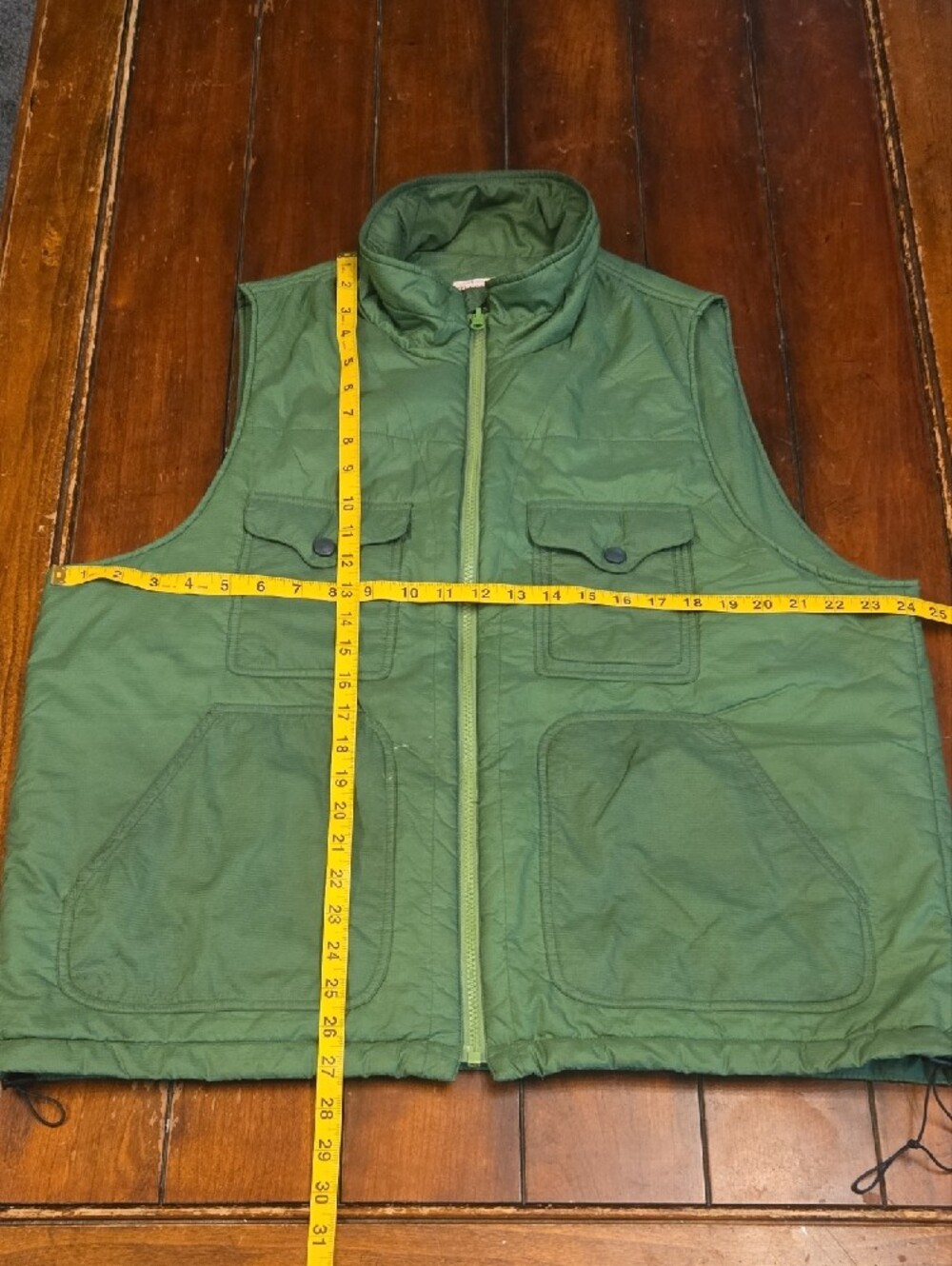 Filson Light Green Quilted Vest - Picture 6 of 9